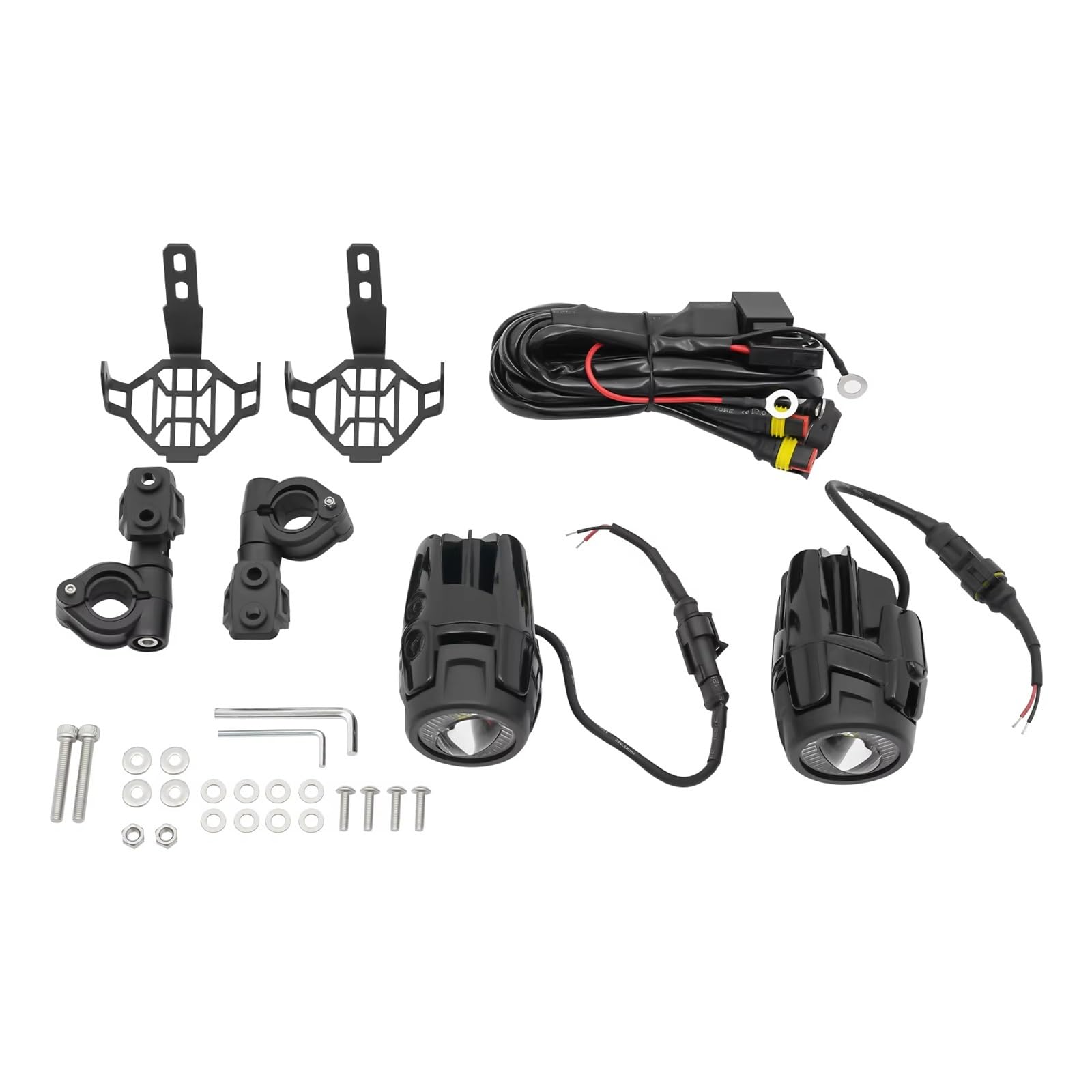 Phare Avant Moto Phares Additionnels Universels pour BMW R1200GS Et F800GS Feux Position Et Antibrouillards À LED Moto 2 Feux LED Phares Avant