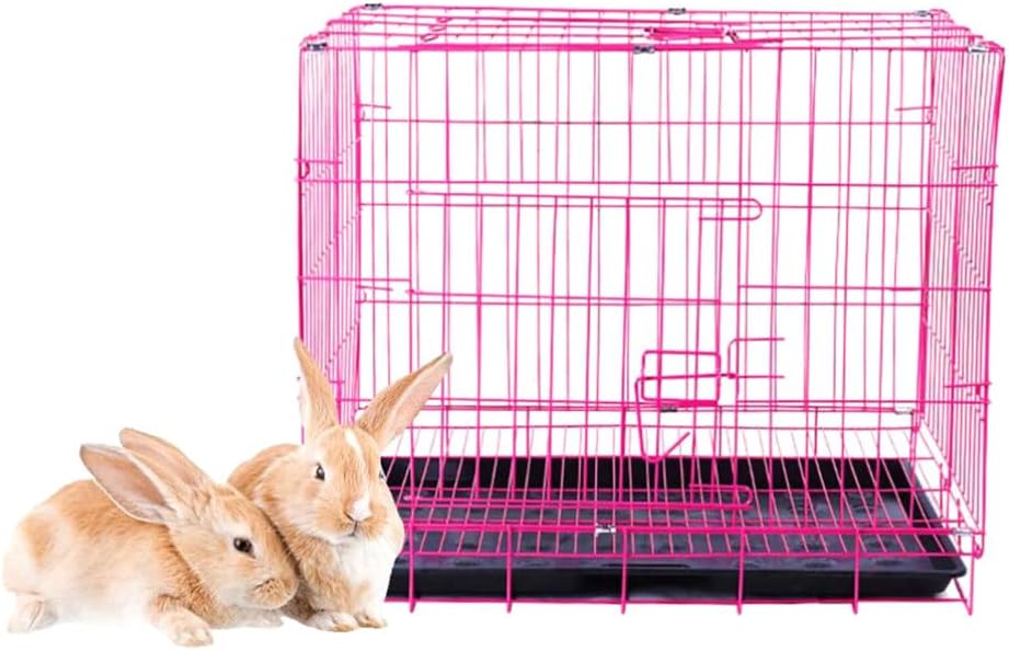 Portable Pet Cage with Metal Frame Dog Crate for Medium Dogs Soft Crate Folding Cage