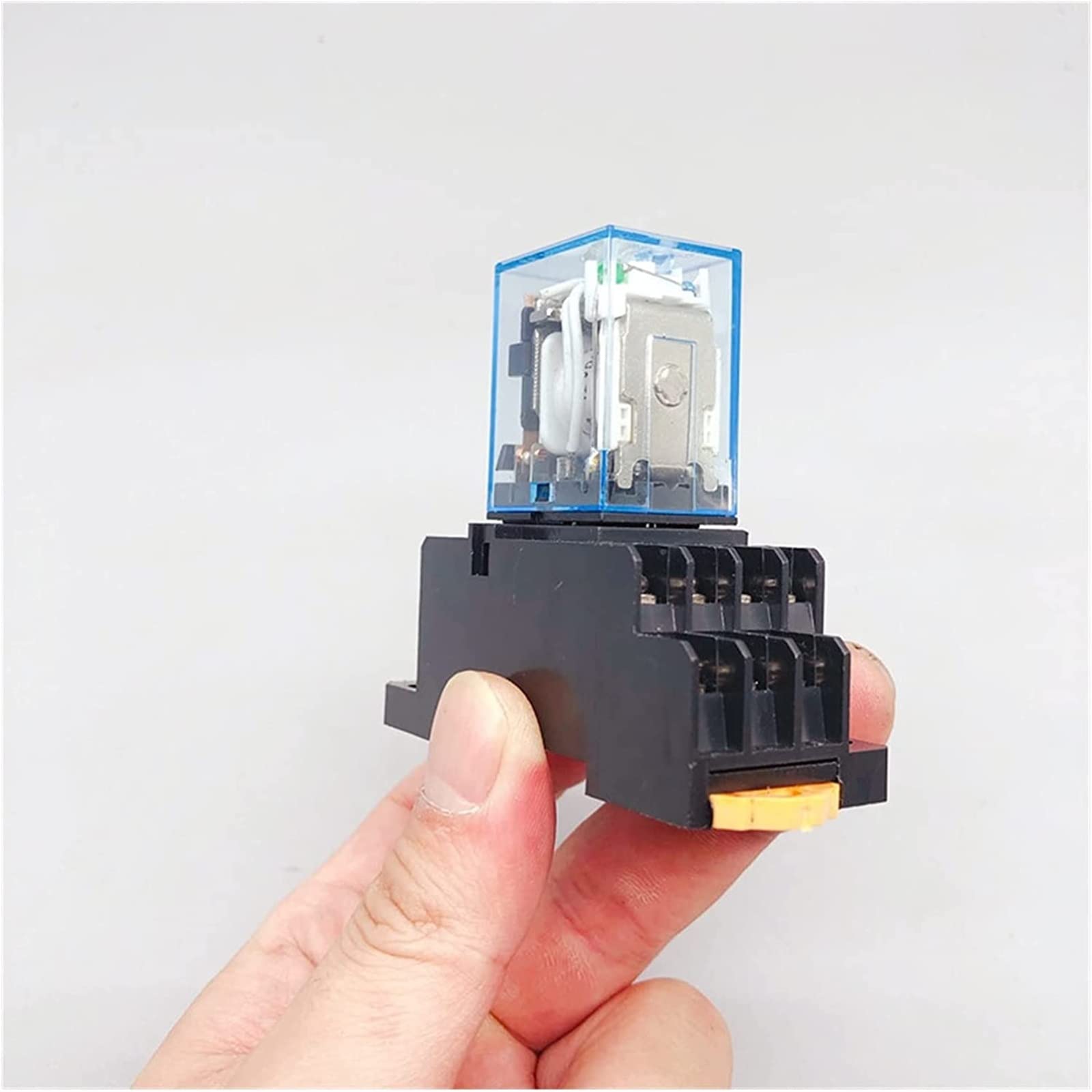 Parti di ricambio Relè MY4NJ Bobina miniatura Interruttore relè intermedio elettromagnetico generale 14 pin(Color:No Socket,Size:1pcs CD12V)