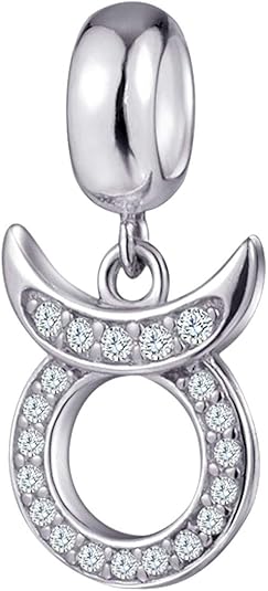 12 Zodiac Sign Charms for Charm Bracelets - 925 Sterling Silver Constellation/Horoscope Pendants