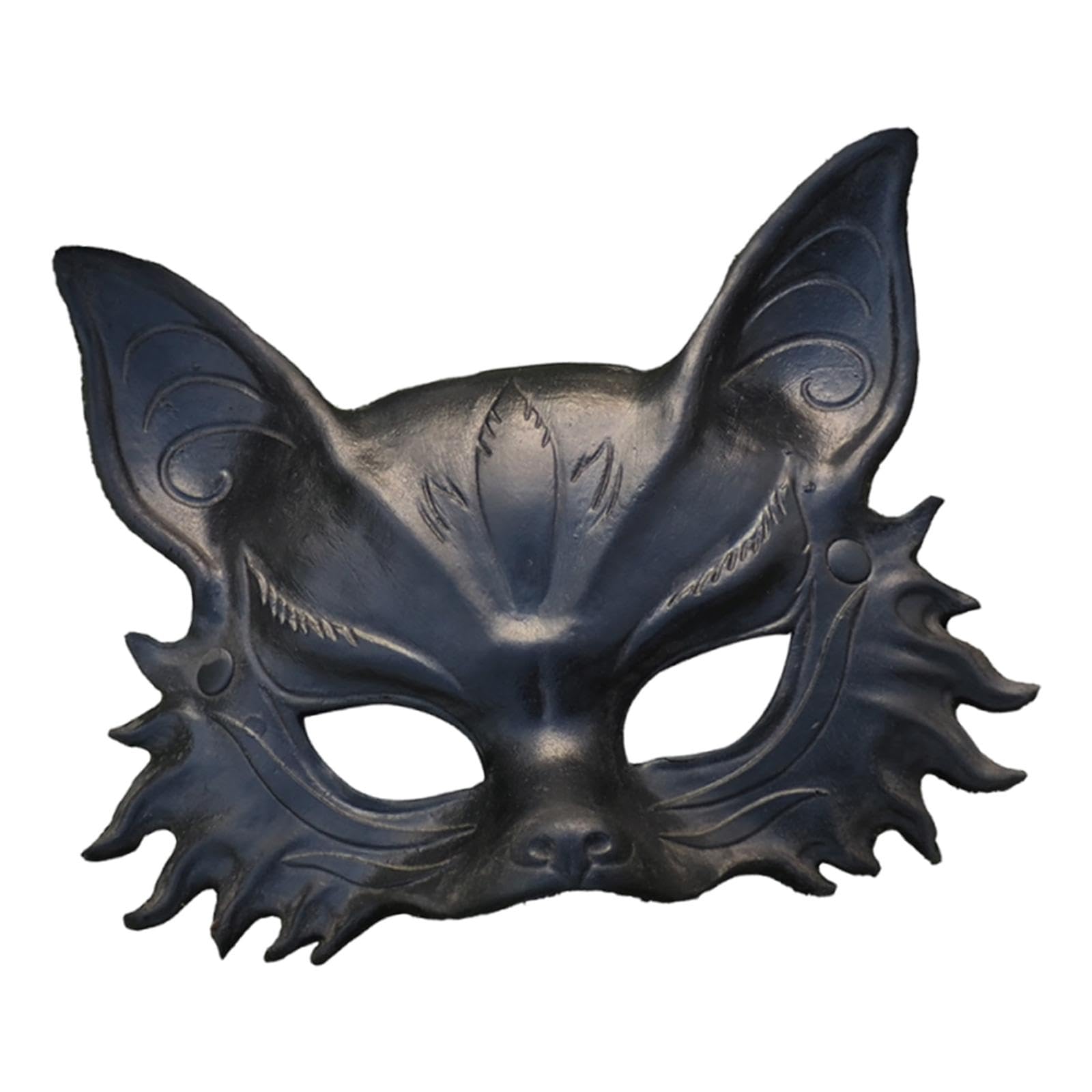 Fox Mask Photo Props Accessory Practical Animal Face Mask for Animal Cosplay Black|Clothing, Shoes & Accessories|Costumes, Reenactment, Theater|Accessories|Masks & Eye Masks-image-45