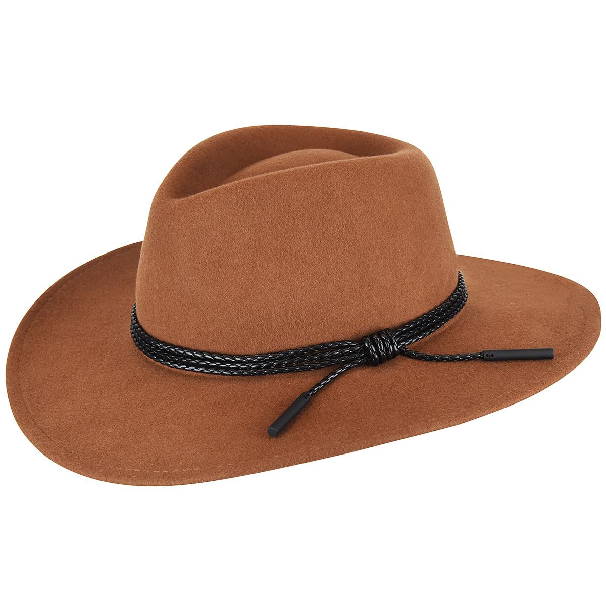 BaileyMen's Piston Wide Brim Fedora Trilby Hat