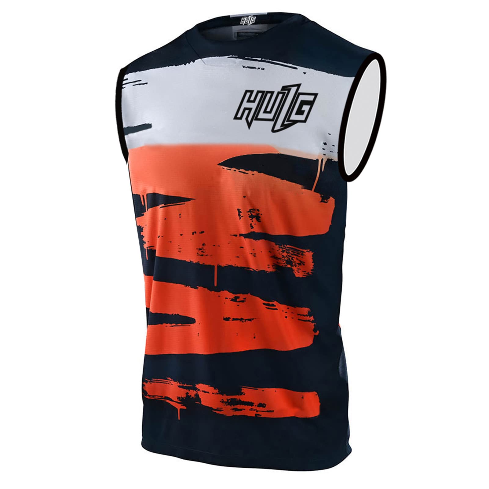 Maillot De VTT Gilet De Cyclisme,| Matériau Respirant, Séchage Rapide, Antibactérien ?Gilet Softshell Léger pour Homme, Coupe-Vent sans Manches, pour Voyage, Randonnée