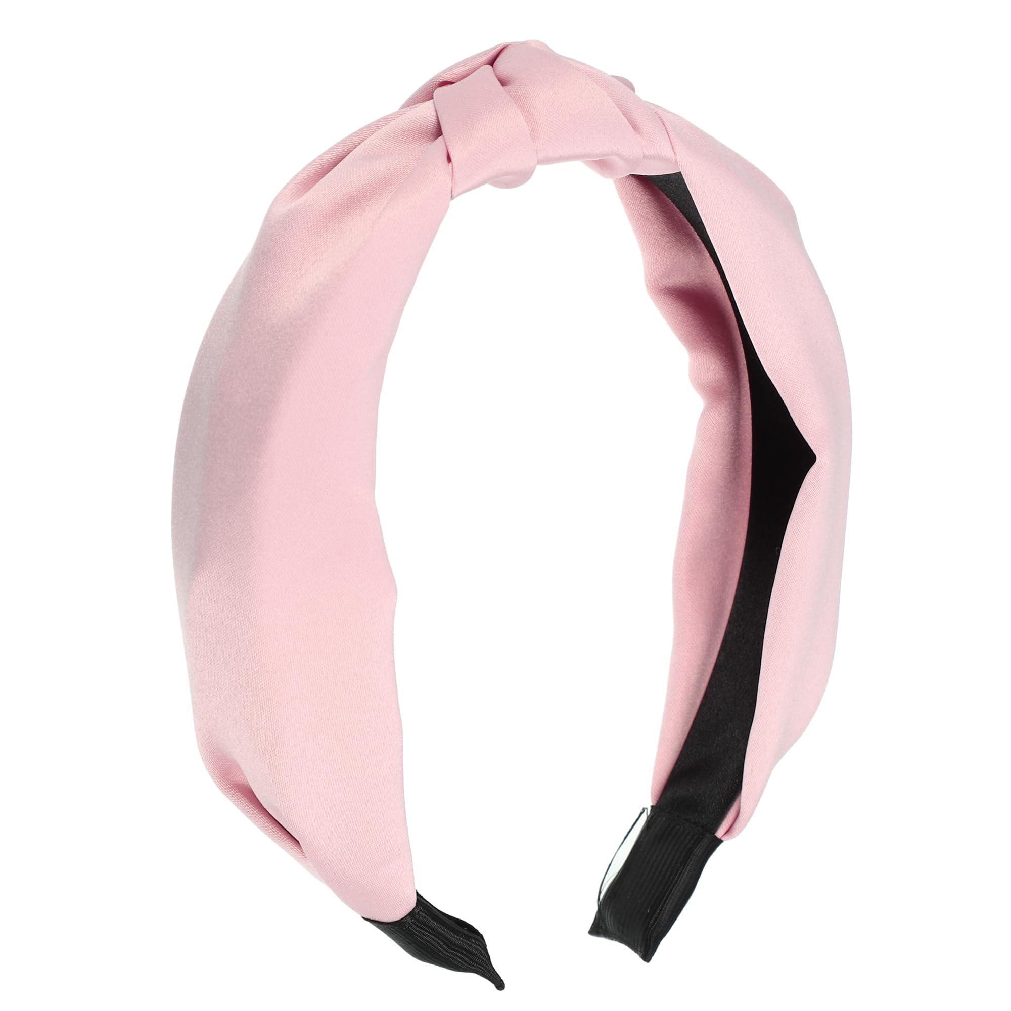 Diadema Acolchada Para El Cabello, Elegante Aro Ancho De Sat N