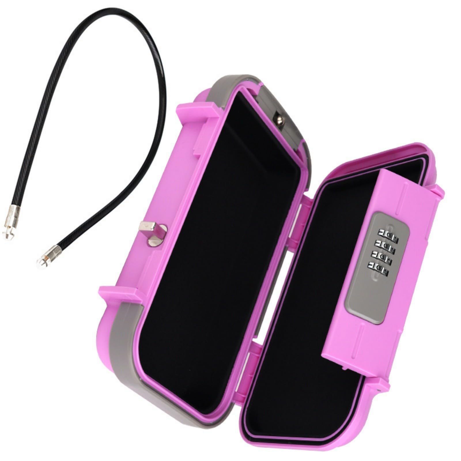 Cassetta di sicurezza da viaggio, scatola di sicurezza con combinazione di sicurezza, scatola di blocco portatile, per spiaggia, hotel, auto, ufficio, casa