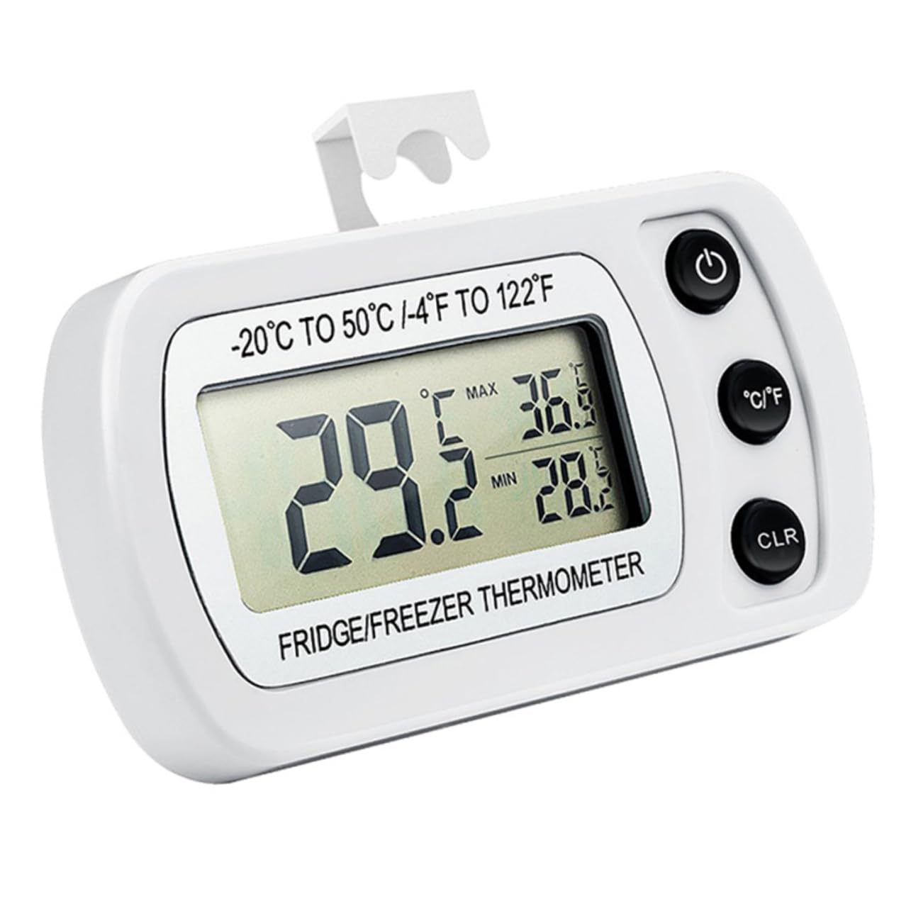 PRETYZOOM 6 Pezzi Dispositivo Di Raffreddamento Temperatura Monitor Temperatura Wireless Max Min Funzione Di Registrazione Digitale Congelatore Allarme Termometro