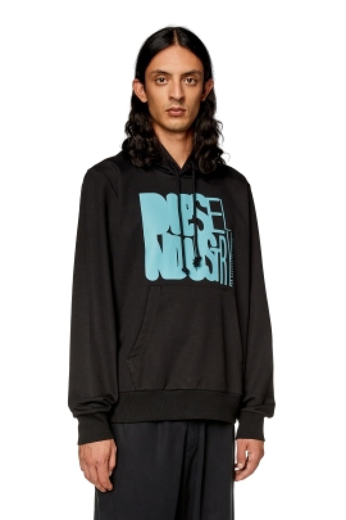 Diesel_S-GINN-HOOD-K29 FELP_SWEATSHIRT_Black_M