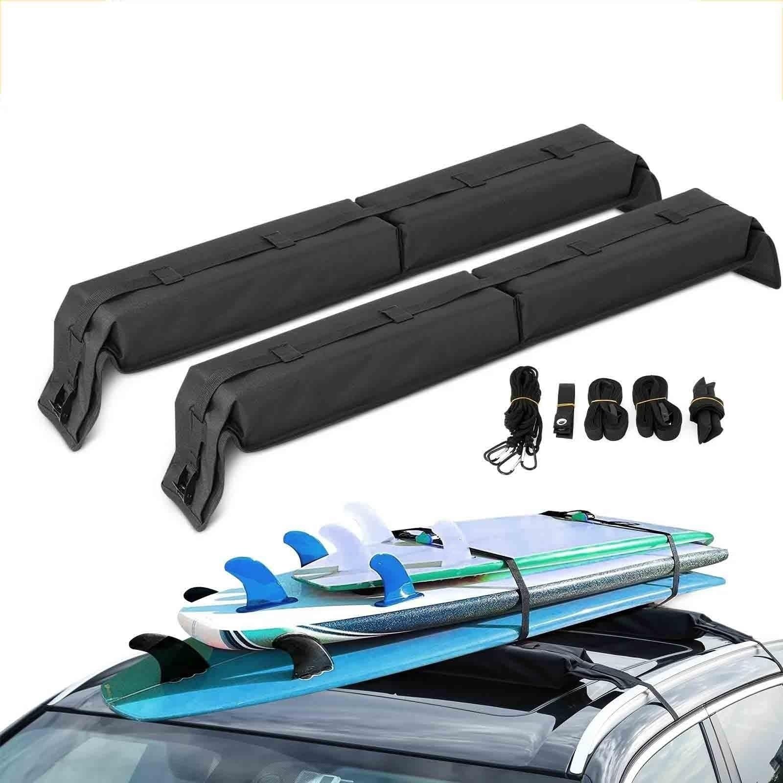Universal-Dach-Softrack-Pads Für Kajak/Sup/Paddleboard/Kanu/Snowboard/Windsurfen Auto-Surfbrett-Gepäckträger Gepäckhalter