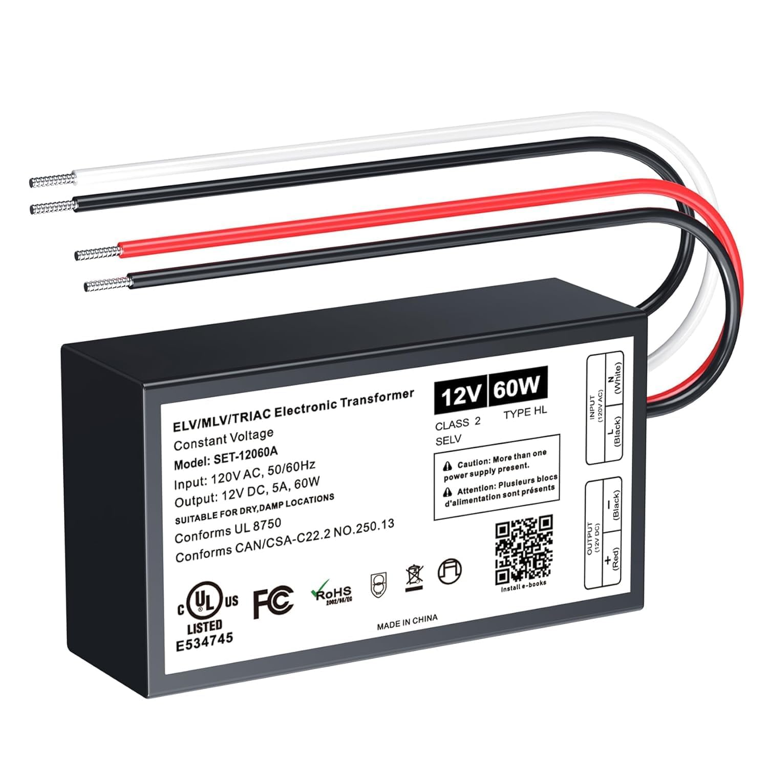 Dimmable LED Driver - 12V Power Supply for Lights -1 Dimmable LED Driver - 12V Power Supply for Lights -1