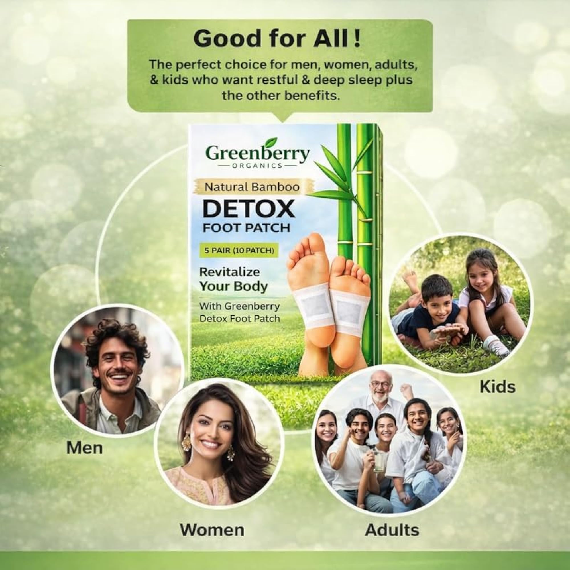 Herbal Detox Foot Patch Pads for Body Cleanse