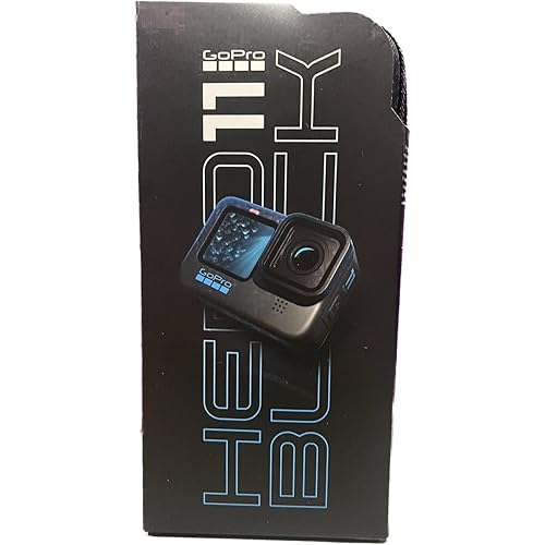 GoPro HERO11 Black - Waterproof Action Camera with 5.3K60 Ultra HD Video, 27MP Photos, 1/1.9" Image Sensor, Live Streaming, Webcam, Stabilization