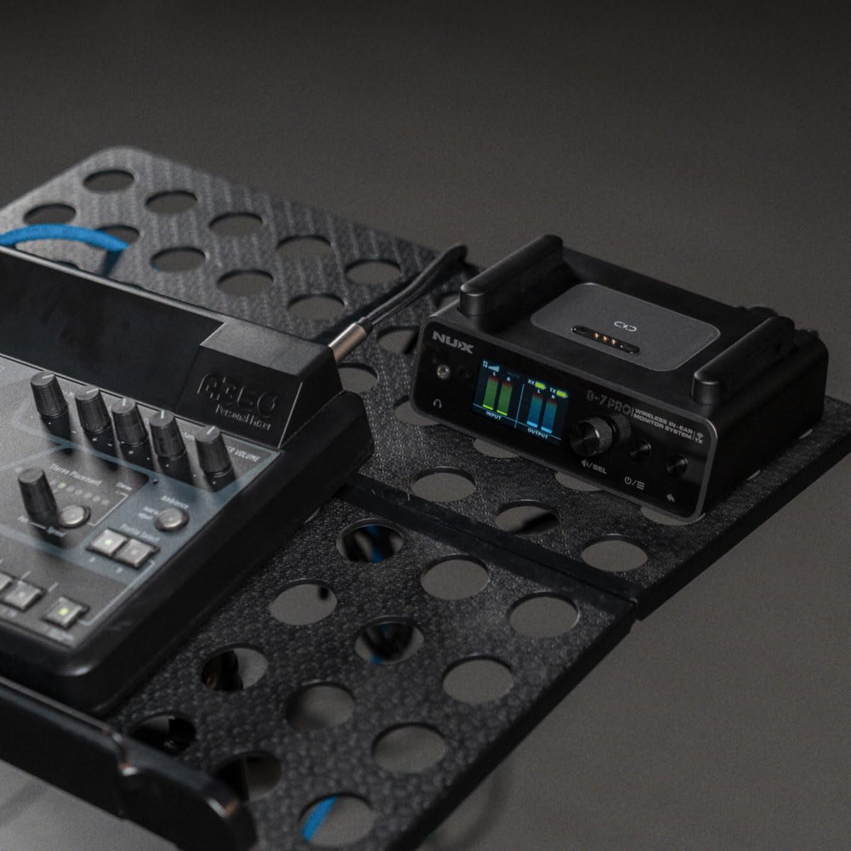 NUX B-7 Pro Stereo Wireless In-Ear Monitor System, 24-Bit 48kHz Stereo Audio, 2,4 GHz störungsfrei, automatische Einrichtung