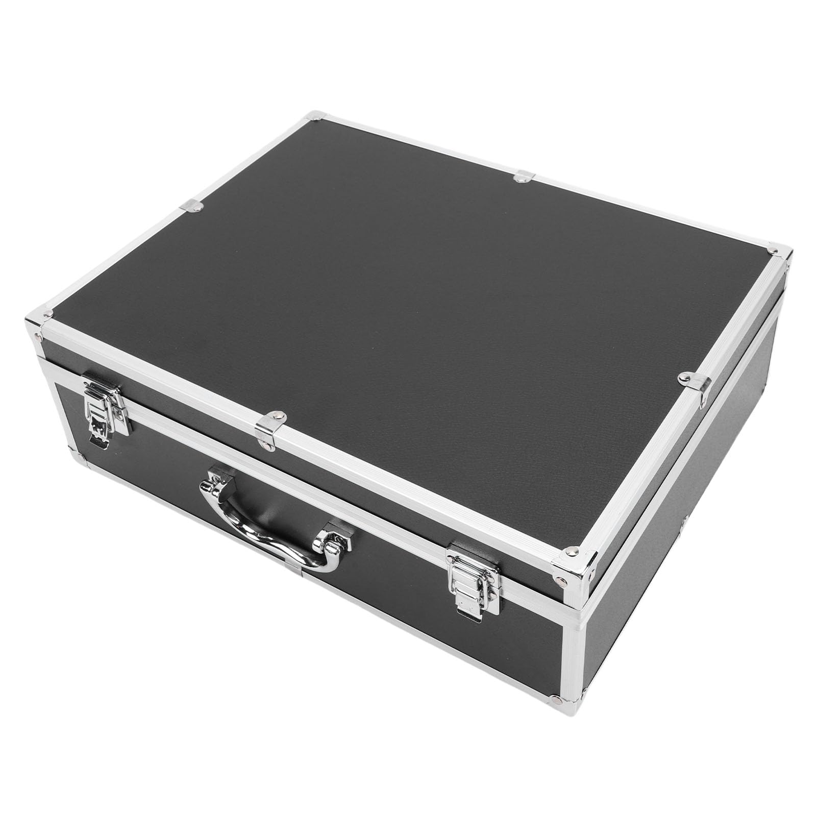 ASHATA Custodia Microfono Wireless Alluminio Lega Dura, Contiene 4 | Hard Shell Carrying Case for Wireless Mic, Shockproof Foam Interior, for Transmitters and Receivers