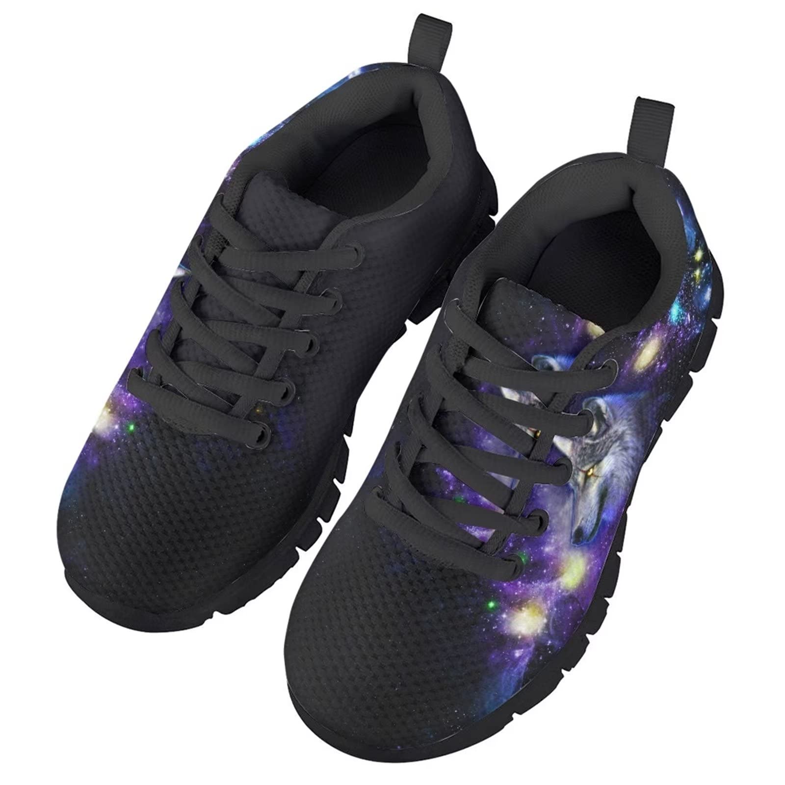 Trampki, sznurowane, lekkie buty sportowe, na co dzień, do biegania, dla chłopców, dziewcząt, Galaxy Wolf, 33 EU