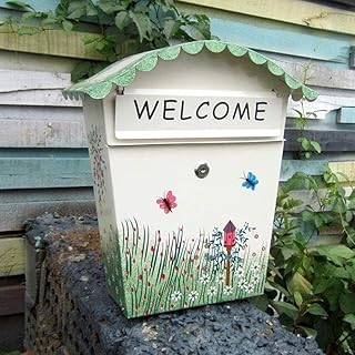 Letter Box Postbox Creative Letter Box Postbox Wall-Mounted Rainwater Inbox Mailbox Security Mailbox