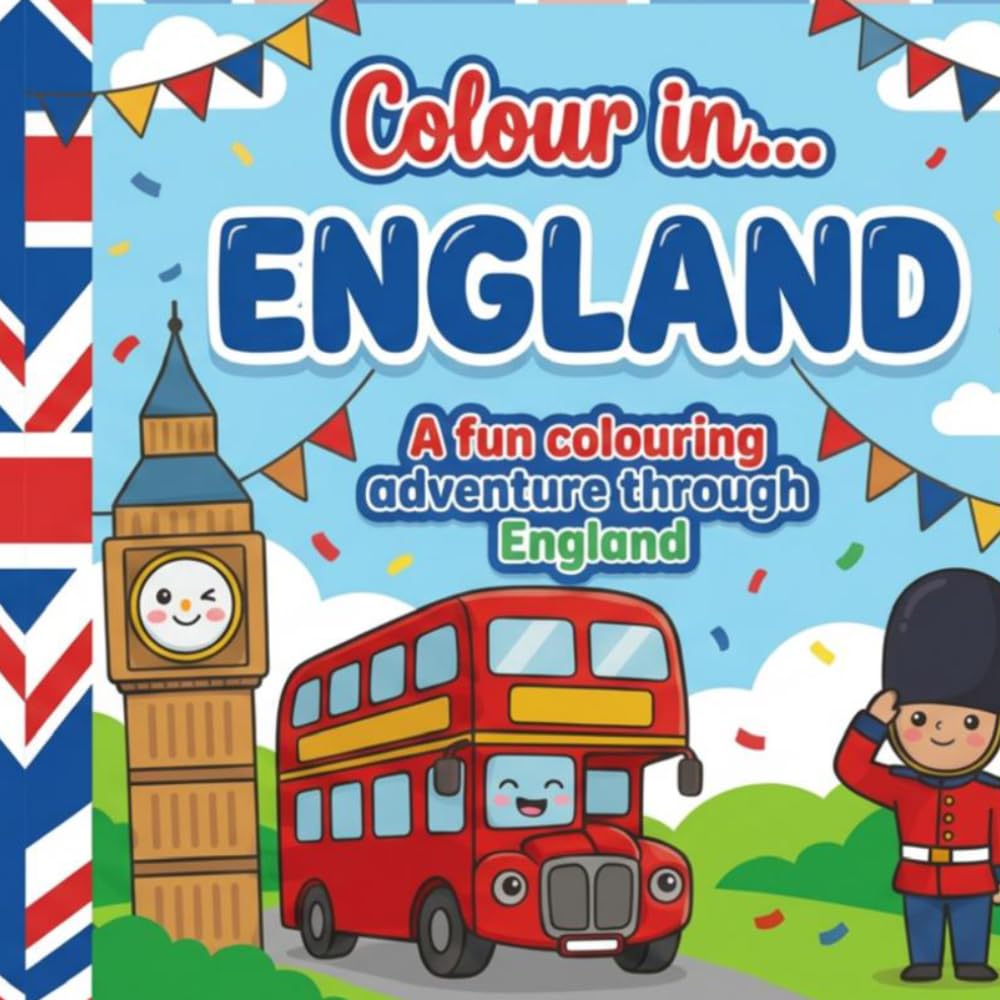 Colour In....England: A fun colouring adventure through England (Colour in.....Around the World)