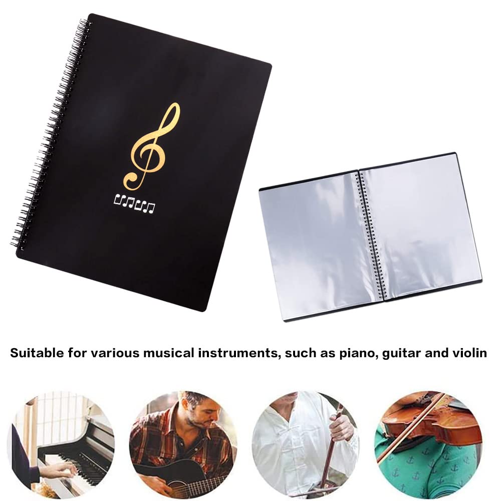 Cartella Portaspartiti A4 Con 20 Tasche - Organizzatore Per Musicisti - Foto 9