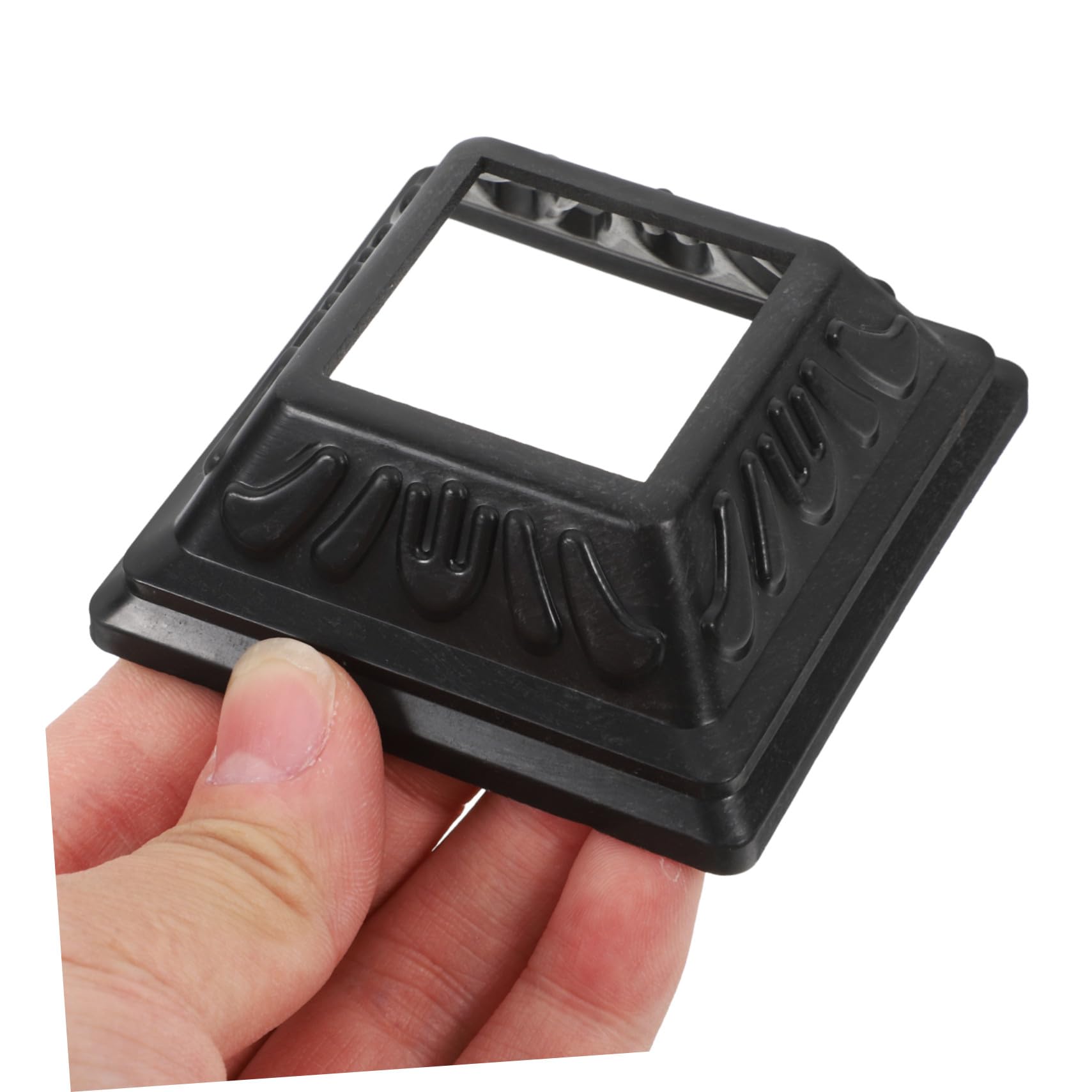 10 Pezzi Tappi Copertura Pali Nero in Pvc per Base del Deck e Recinzioni, Copertura Decorativa per Colonne e Supporti