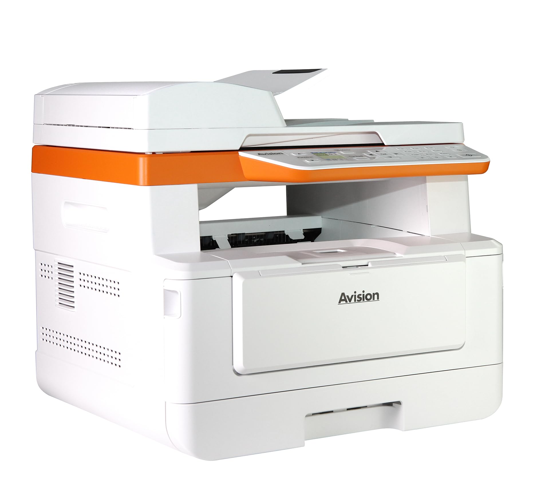 Avision AM40Q MFP A4 Multifunktionsdrucker, Schwarzweiß Laser Drucker, Scanner, Kopierer, USB, LAN, WLAN, Airprint Mobiles Drucken Windows 7 bis 11, MacOS10.9 (Download)