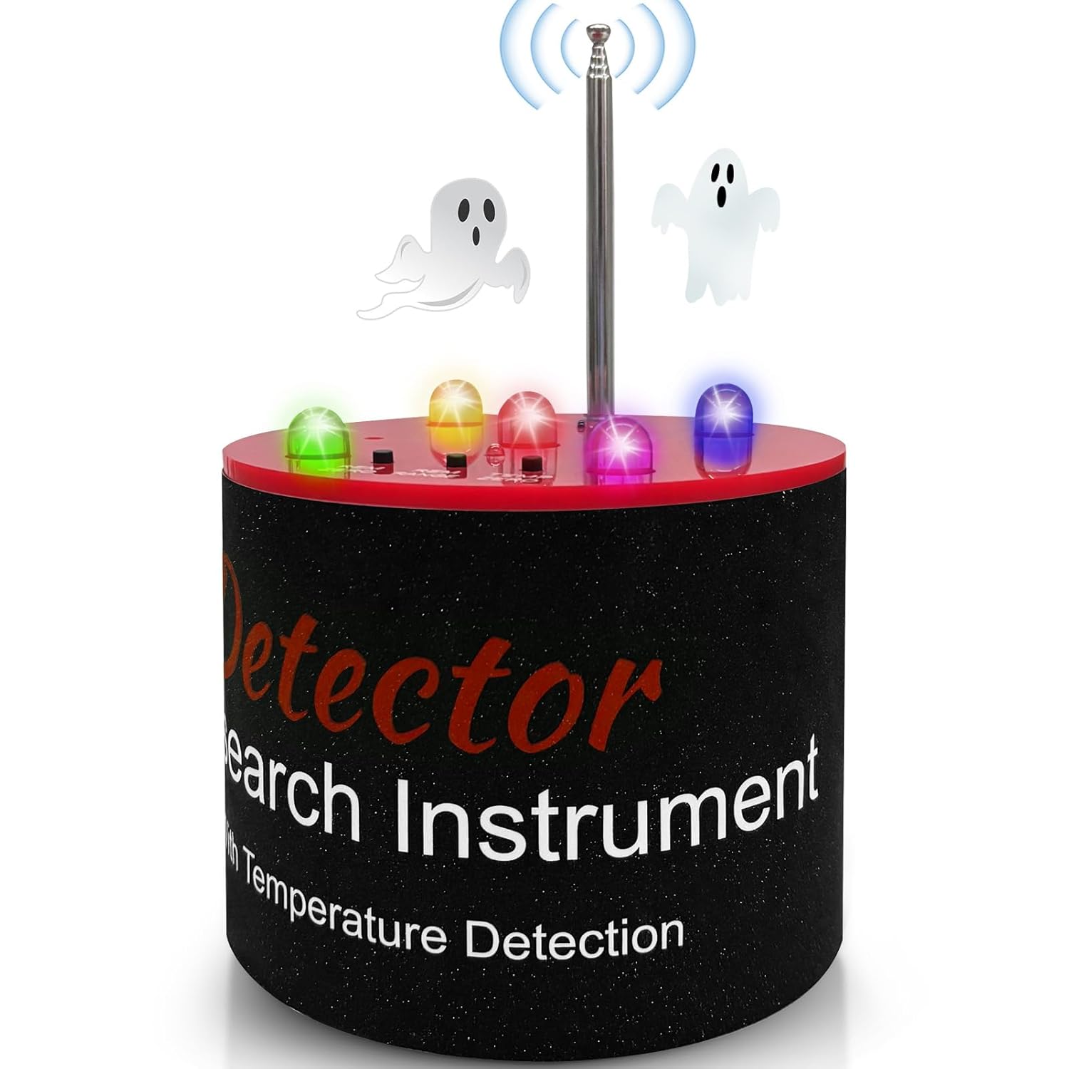 Upgraded Ghost Hunting Equipment，Paranormal Surveillance with Professional EMF and Sensitive Temperature Detection,Detachable Antenna, 5-Level Adjustable Sensitivity with Auto Calibration