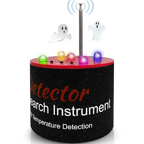 Miniatura 8 de Medidores de EMF Detectores de Radiación de Campo Electromagnético Medidor de EMF recargable portátil para caza de fantasmas e inspecciones de EMF