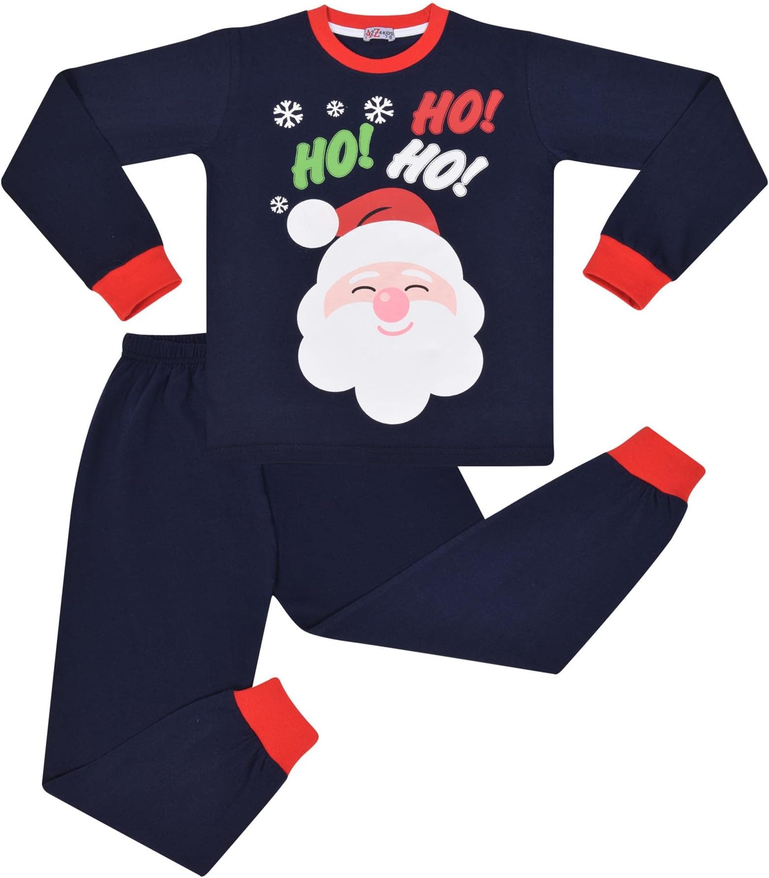 A2Z 4 Kids Girls Boys Christmas Pyjamas Children PJs 2 Piece Festive Set Lounge Suit for Children Unisex Top Bottom Pyjamas Christmas Santa Loungewear Dress Up Costume Gifts for Children Girls & Boys