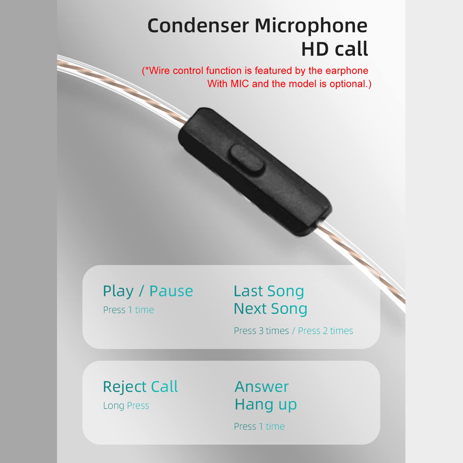 Ejoyous In-Ear Stage Monitor Headphone, Dual Magnetic Dynamic Unit (With