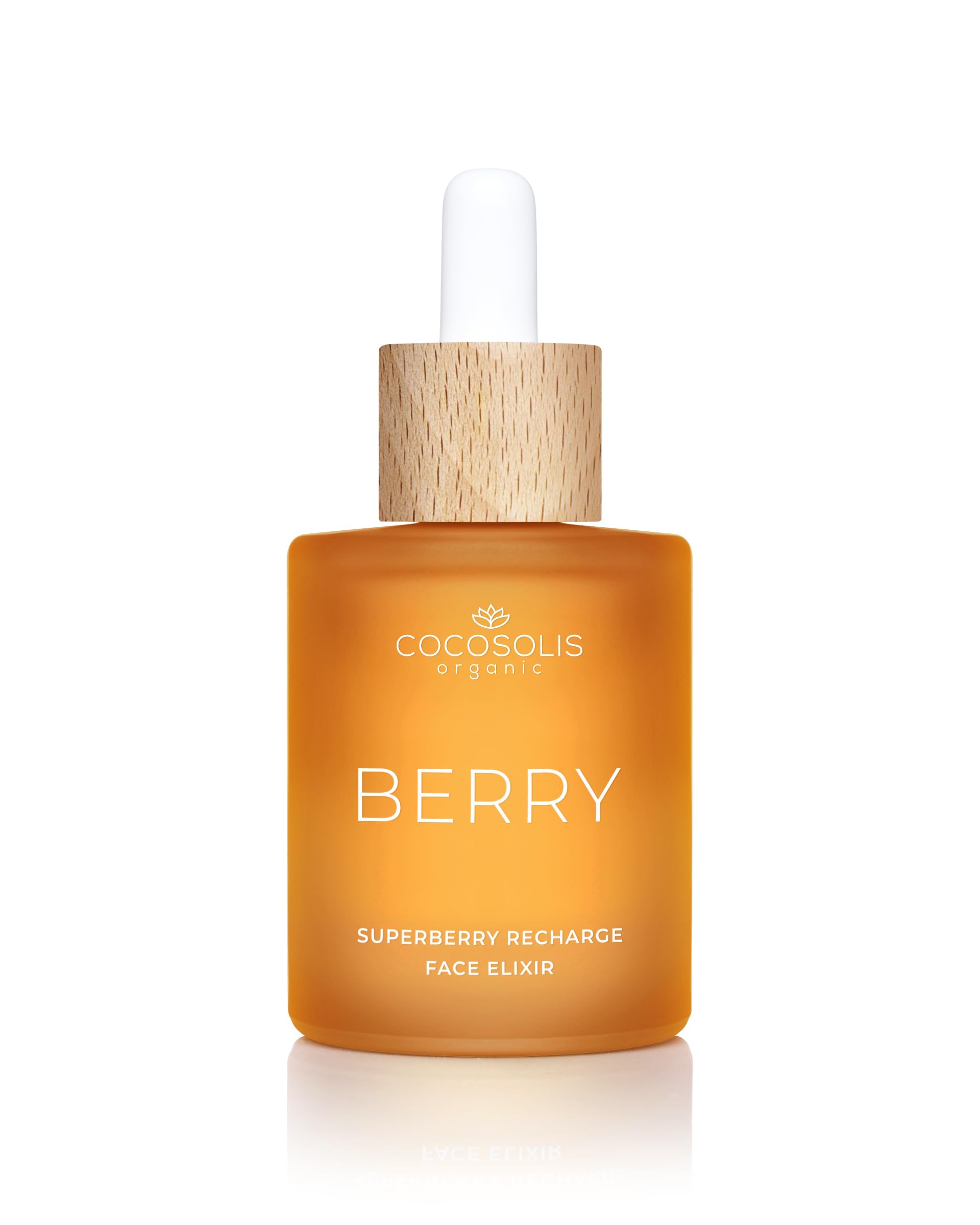 COCOSOLIS BERRY Superberry Recharge Face Elixir, facial elixir with organic oils