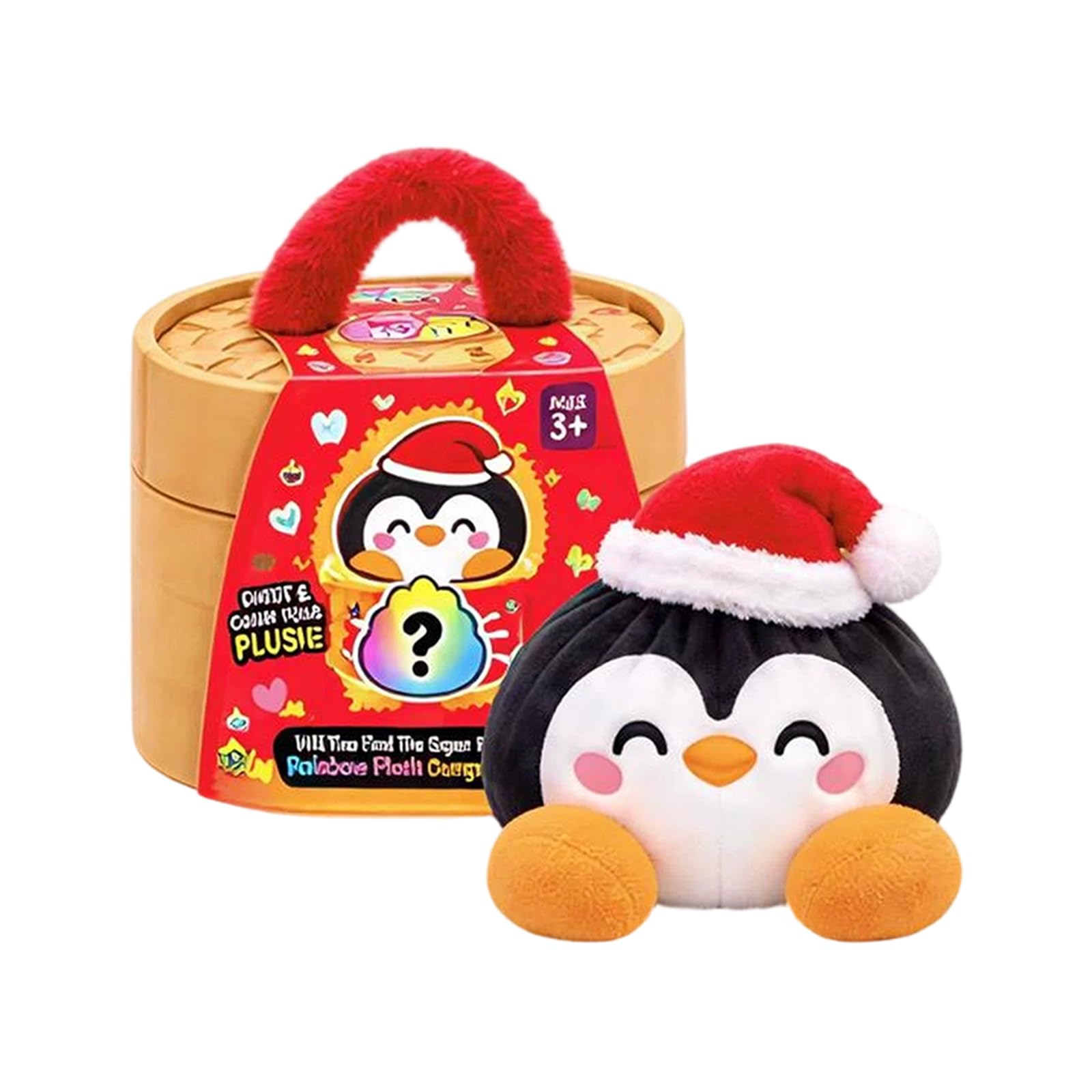 Squishy Dumpling Cute Plush Christmas Giant Dumpling Squishy Mystery Dumplings Halloween Dumplings Squishies Toy Large Fidget Buns Toys Rainbow Blind Box Adult