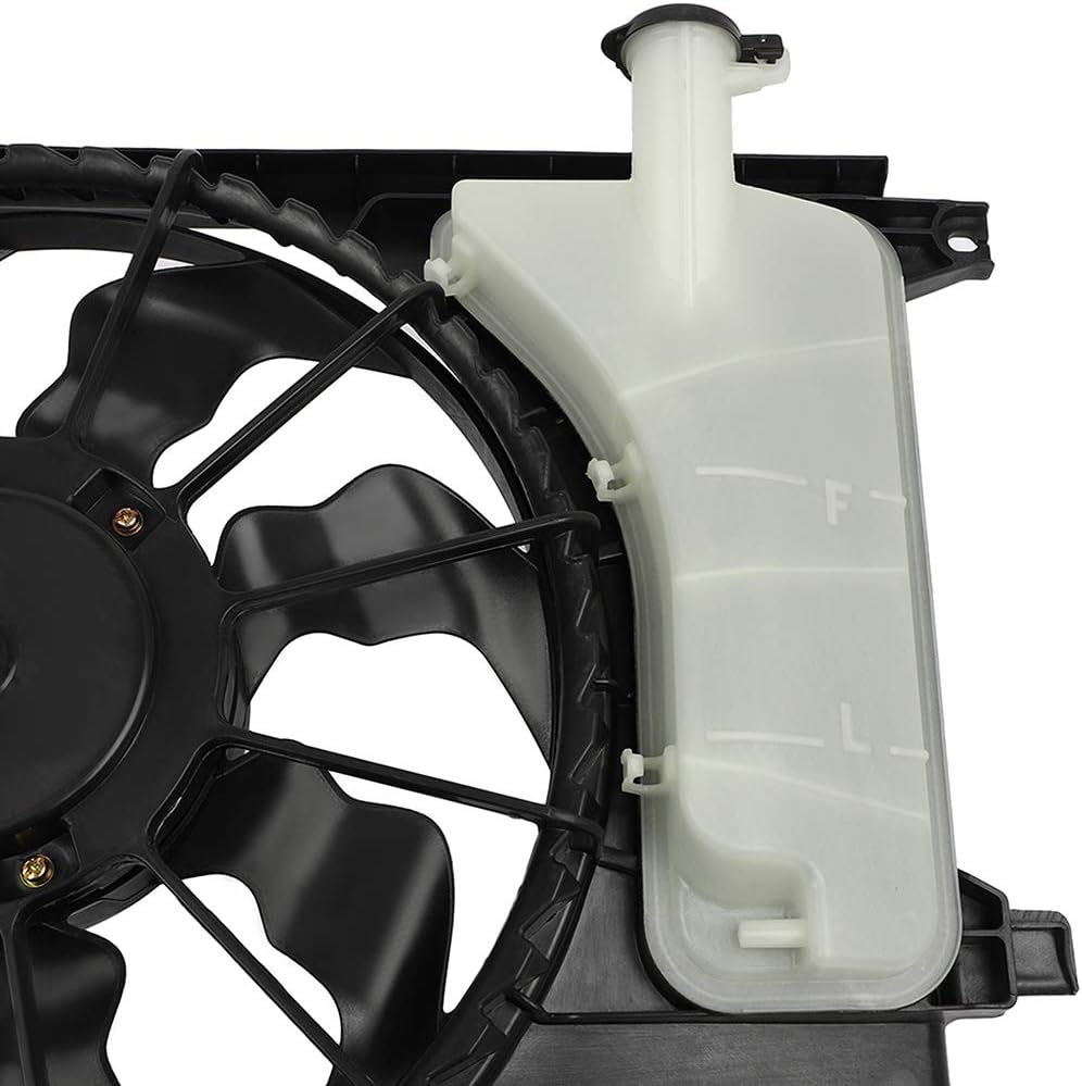 Radiator Fan Assembly Cooling Fan Driver Side/LH 620-859 KFKGF Universal Slim Fan Push Pull Radiator Fan Assembly Cooling 12V Mount Kit 2012-2019 for Kia for Soul