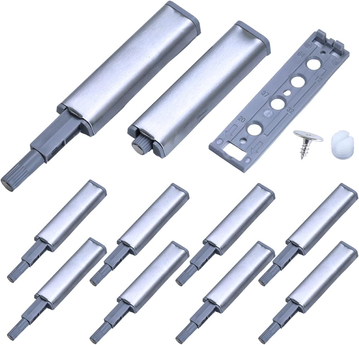 10 Pack Door Catchs Stainless Steel Push to Open Latchs for