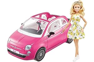 Barbie Fiat 500 Doll and Vehicle: Adventure On The Go In Style!