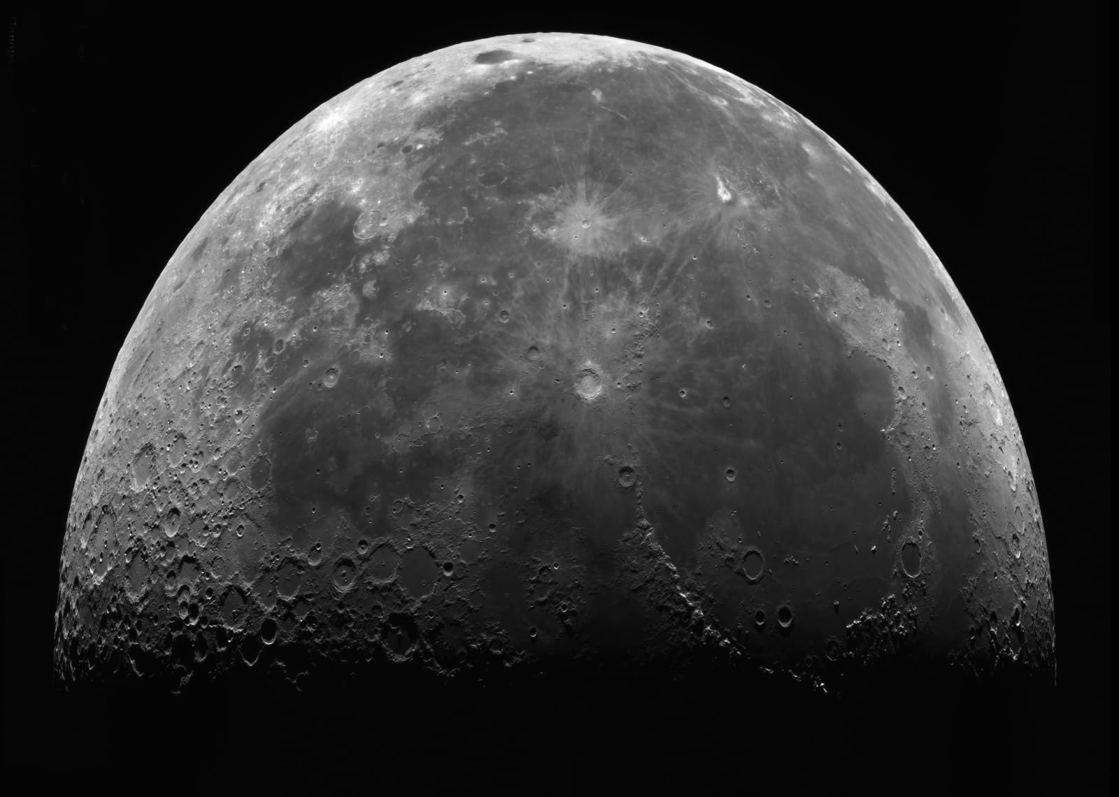 10x8FT Superficie Luna Grigia Sfondo Fotografico