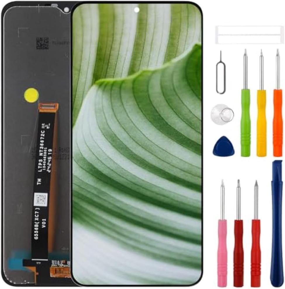 New LCD Display Replacement for Galaxy Xcover 7 Pro G766B G766BU1 G766B/DS LCD Screen Digitizer Assembly Replacement with Upgraded Repair Tools Kit-Black