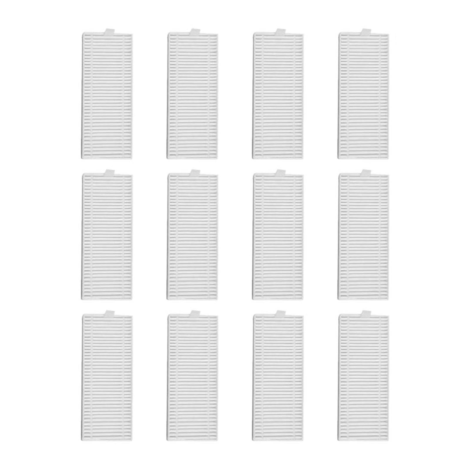 Kicici Compatible With TP-Link Tapo RV10 Plus Robot Vacuums Roller Main Side Brush Hepa Filter Spare Part Accessory(Set F)