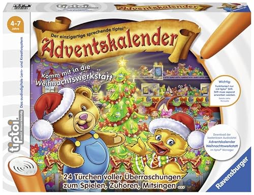 Preisvergleich Produktbild tiptoi® Adventskalender: Komm mit in die Weihnachtswerkstatt