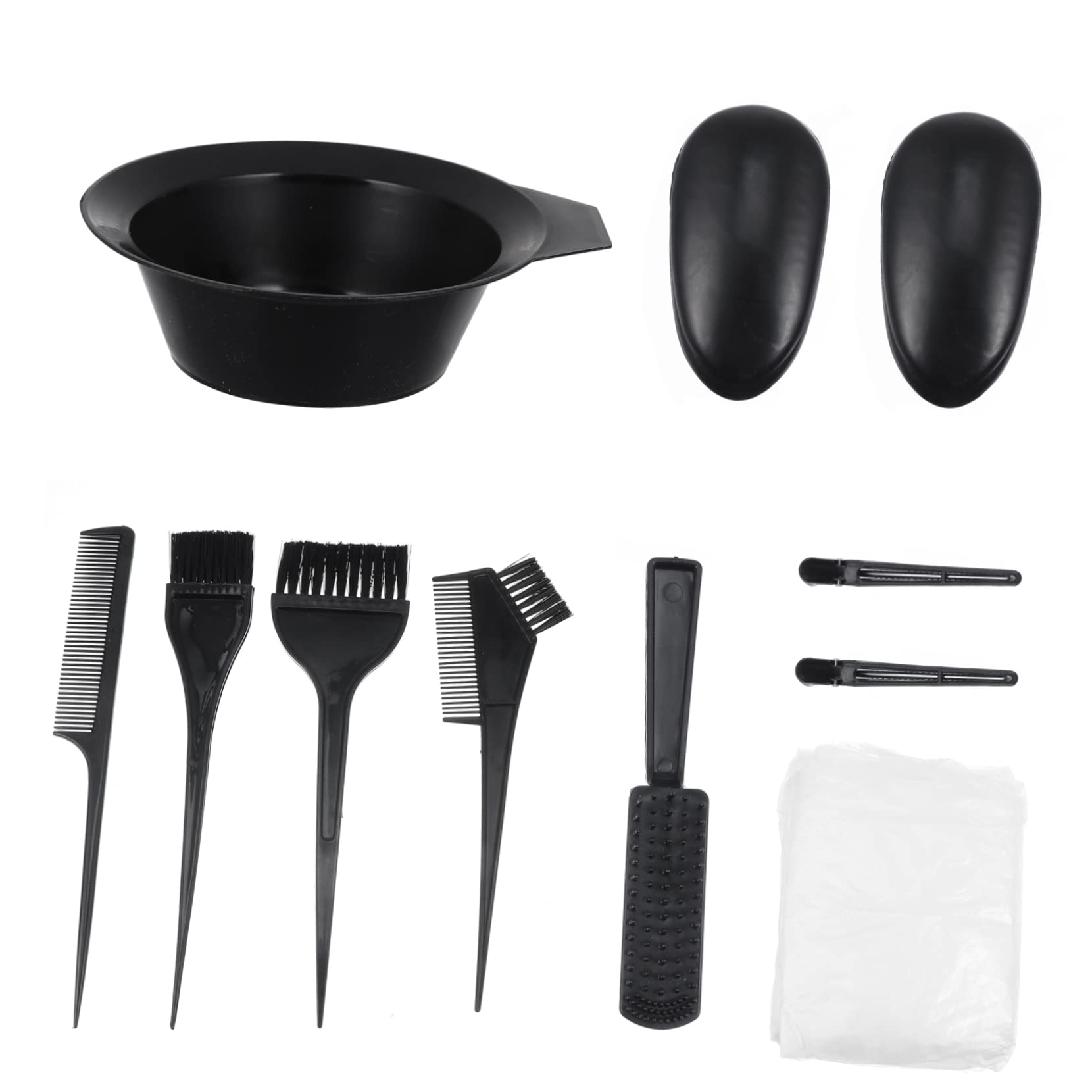 BIUDECO Hair Coloring Kit 11pc Diy Tool Set Stirrer Bowls and Comb for Safe Hair Tinting