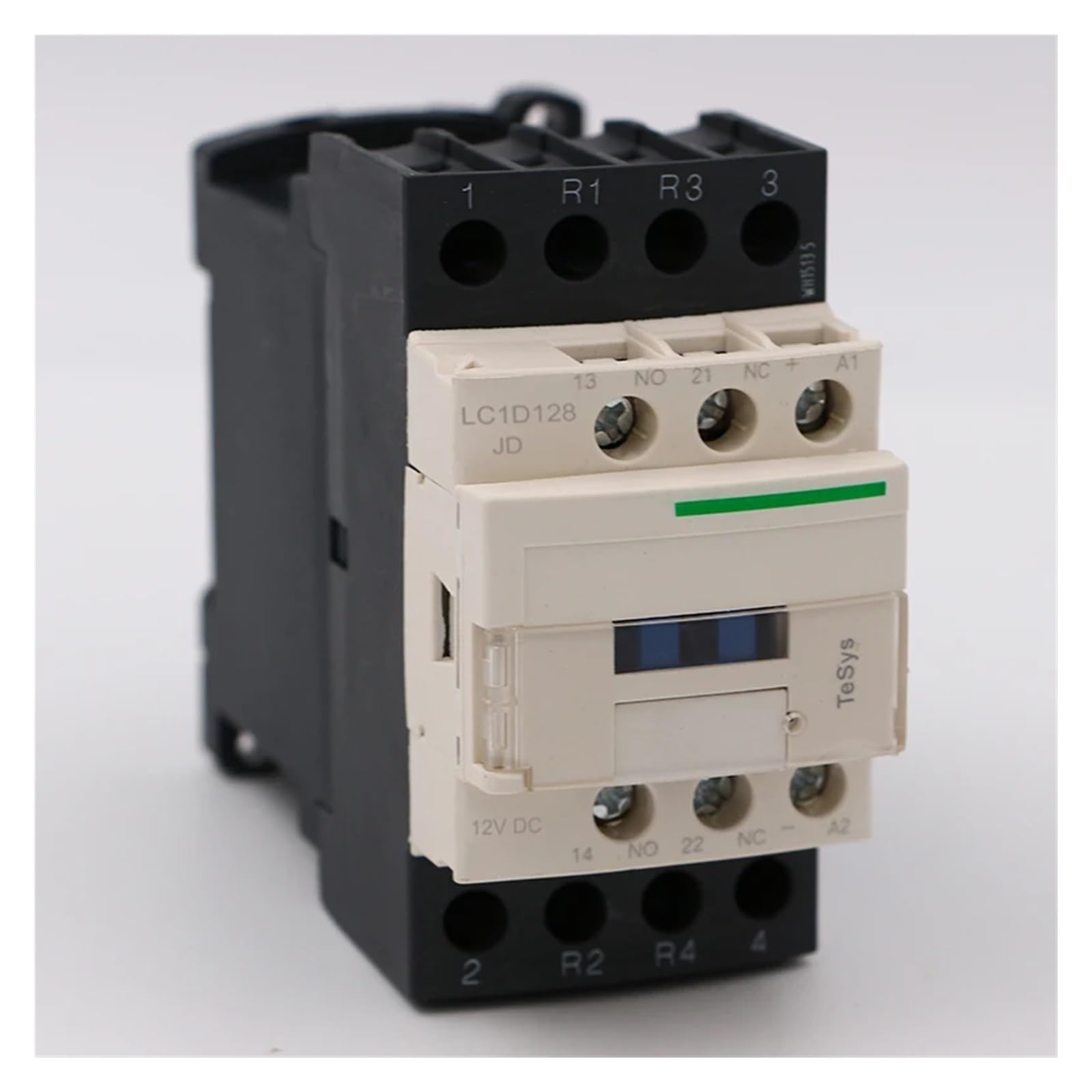 GVEXLUOQ LC1D128JD DC electromagnetic contactor 4P 2NO+2NC LC1-D128JD 25A 12V DC Coil