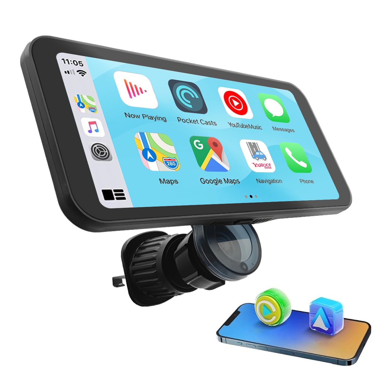Amazon.com: NikoMaku Wireless Carplay Screen, Portable Android