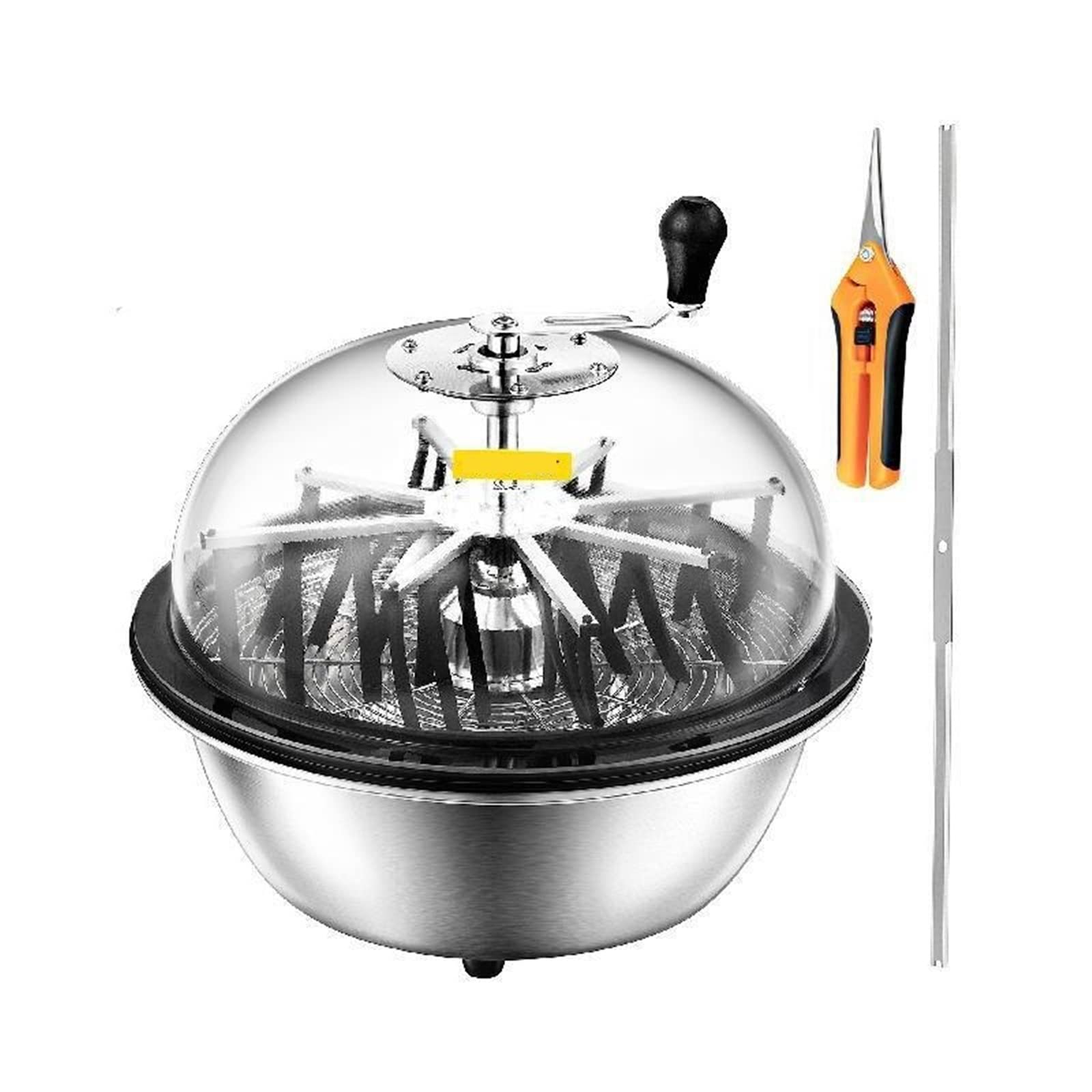 Hydroponic Leaf Bowl Leaf Trimmer 16 Inch Twisted Spin Cut Garden Tools for Plant Bud Leaf Trimmer and Herbal Making