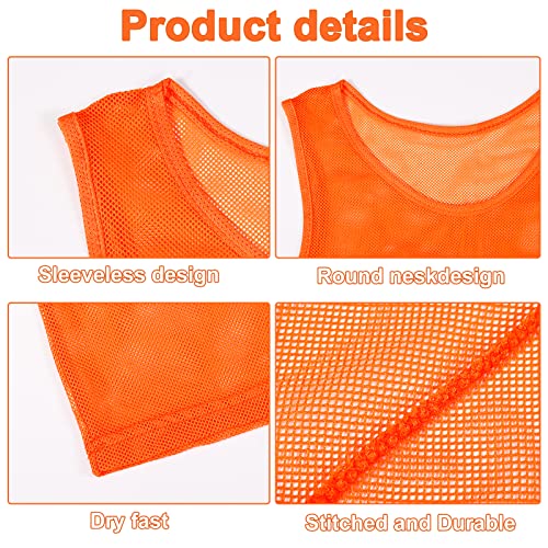 SAVITA 12 Pz Gilet Scrimmage in Rete di Nylon