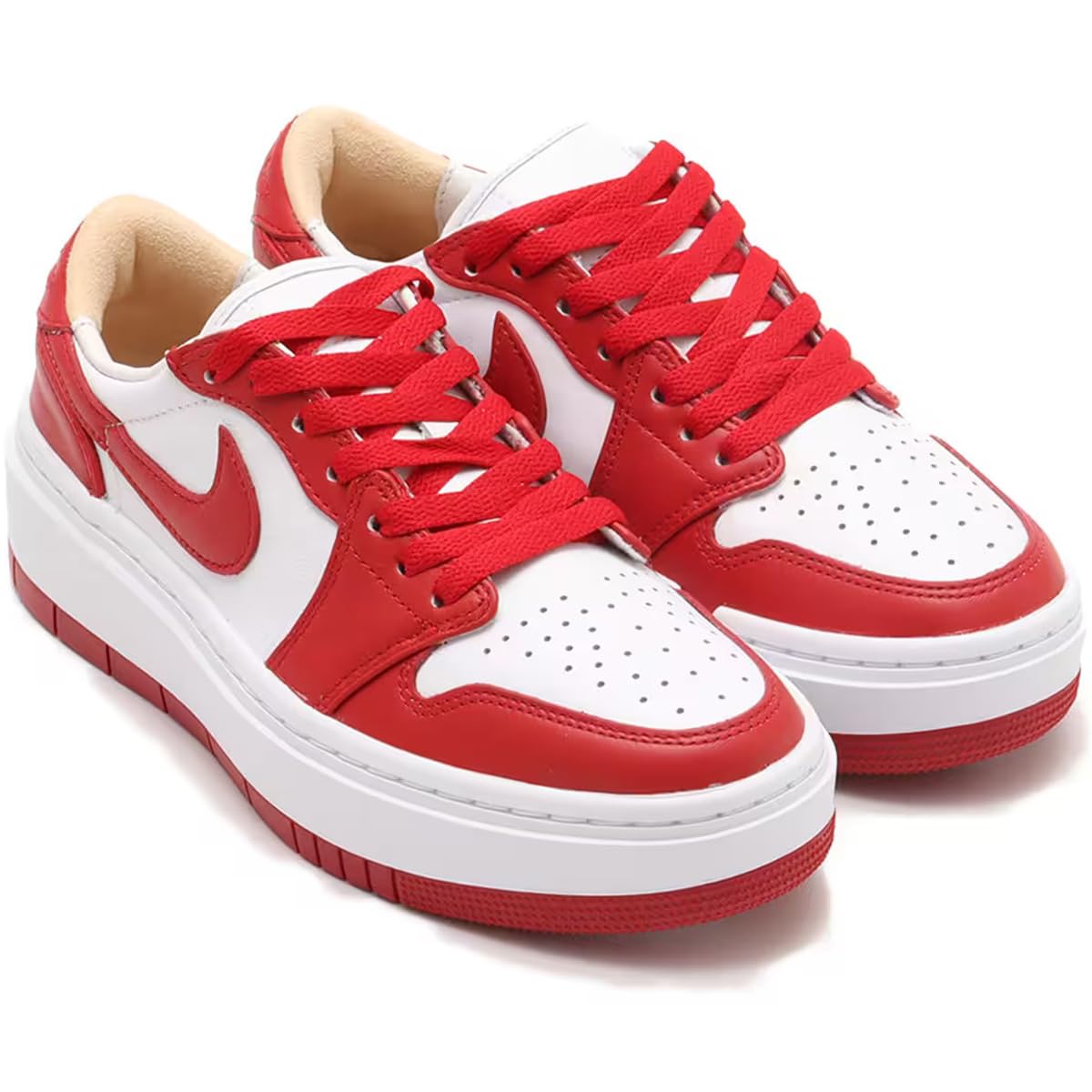 ナイキ NIKE エア ジョーダン 1 エレベート LOW [W AIR JORDAN 1 ELEVATE LOW] ホワイト/ホワイト/ファイヤーレッド DH7004-116 ナイキジャパン正規品 Amazon | [ナイキ] エア ジョーダン 1 エレベート LOW [W AIR JORDAN 1