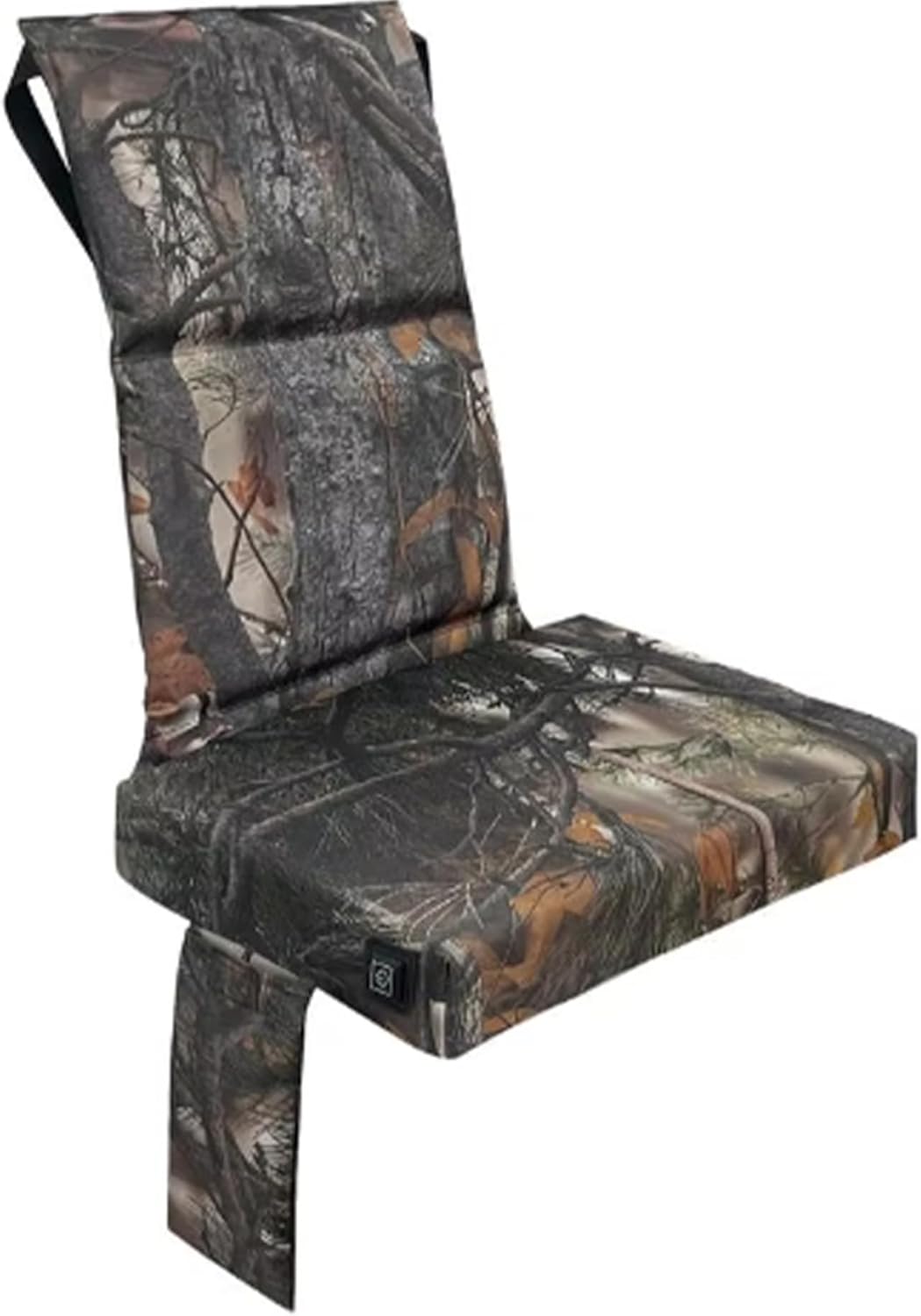 3-Gear Heated Hunting Seat with Backrest Self-Supporting Water-Resistant Tree Stand Seat Cushion for Hunting Camping Fishing