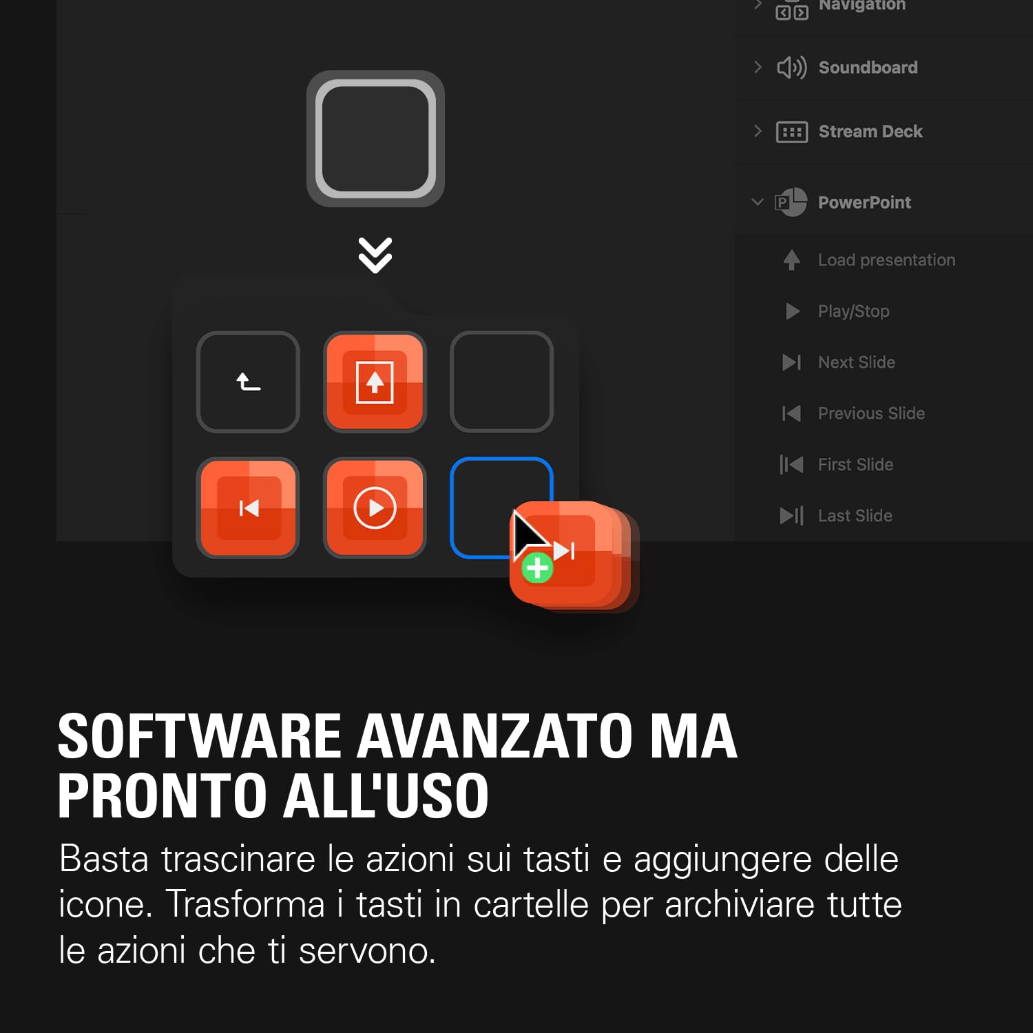 Elgato Stream Deck Mini Individuale Controllo Creazione di Contenuti in Diretta con 6 Tasti LCD Personalizzabili, per Windows 10 e MacOS 10.13 o Successivi, Nero