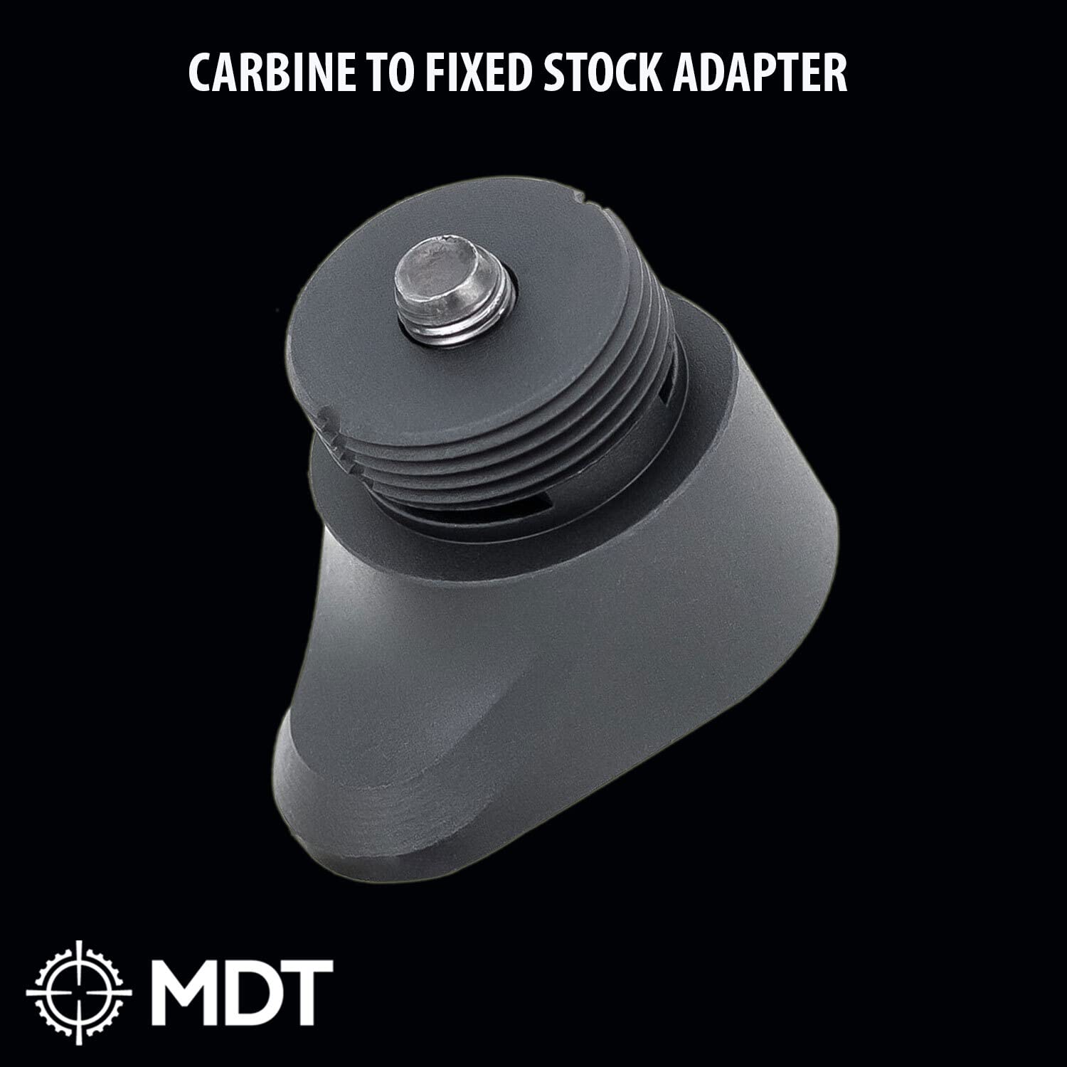 MDT Modern Sporting Rifle to Fixed Stock Adapter, Compatible with MDT Modern Sporting Rifle Interface Chassis, Increases Length of Pull by 0.75