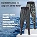 KPHYMOD Fishing Hip Wader with Boots, Lightweight Hip Boot for Men and Women Transplanting Outdoor Waterproof Bootsr(Gray,9)