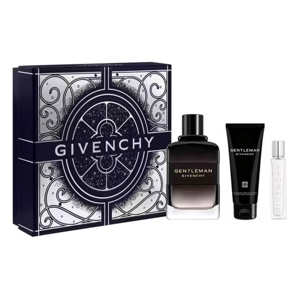 Givenchy Gentleman Boisee Confezione Regalo Uomo Profumo Edp 100ml Gel Doccia 75ml Mini Travel Size 12.5ml