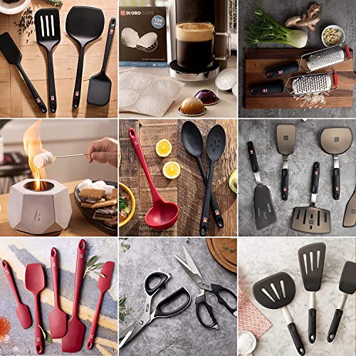 Di Oro Silicone Spatula Set - Rubber Kitchen Spatulas For Baking, Cooking, & Mixing - 600°F Heat-Resistant & Bpa Free Silicone Scraper Spatulas For Nonstick Cookware - Dishwasher Safe (3Pc, Lavender) #TOP7