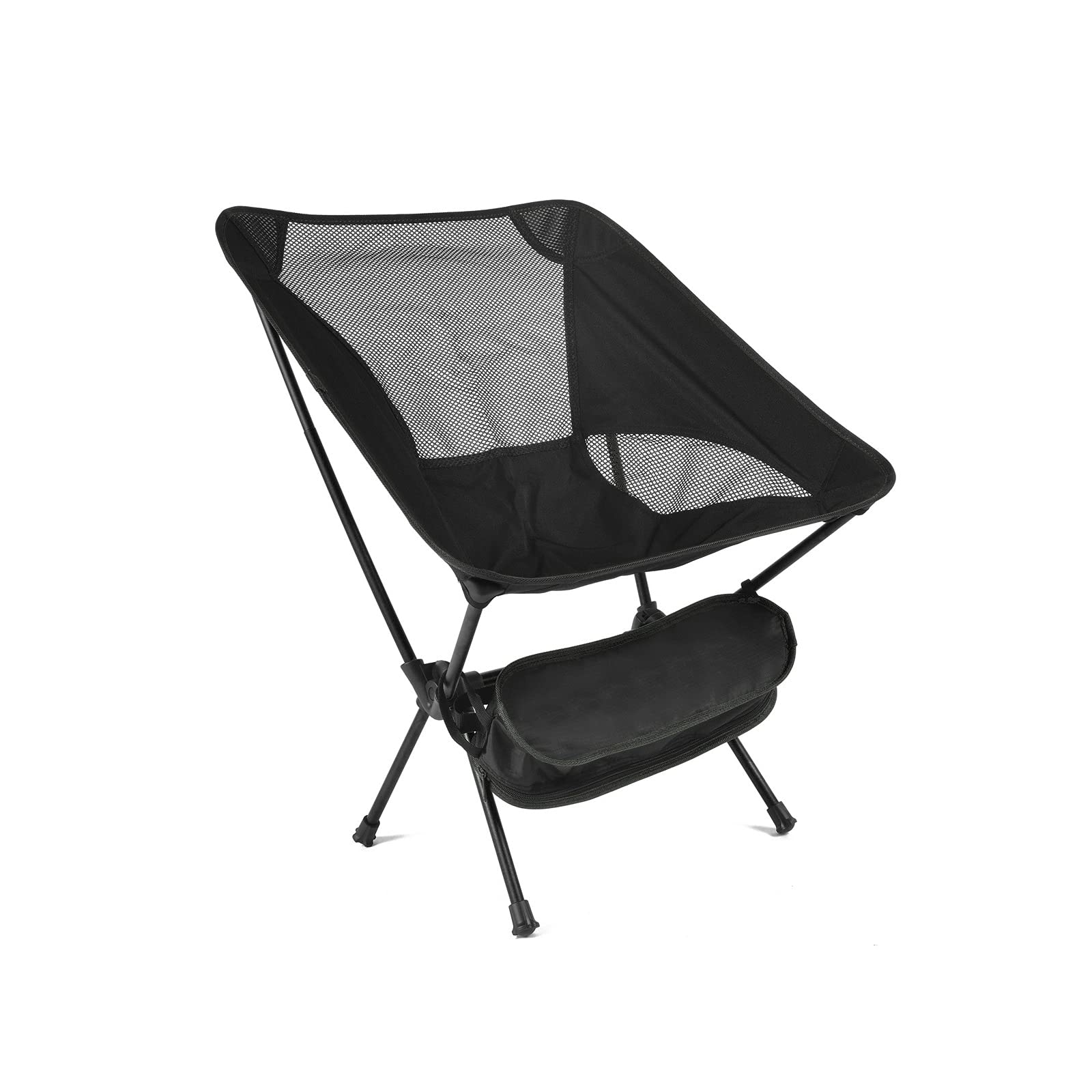 Sgabello da campeggio Sedia pieghevole da campeggio, da pesca, sedia pieghevole, da spiaggia, da esterno, sgabello, sedia ultraleggera portatile, da viaggio, da escursionismo, da picnic, da pesca(Blac