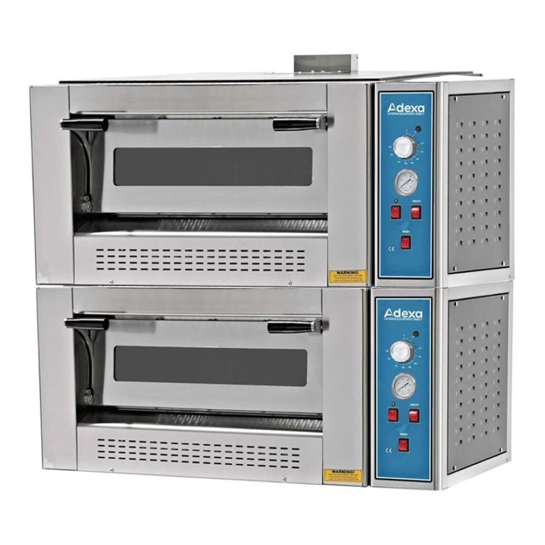 Stalwart DA-EMP66G Gas Pizza Oven 2 Chambers, Capacity 2 x 6 Pizzas of 12 inches